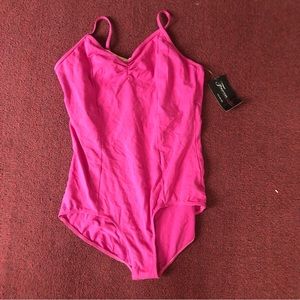 Theatricals mulberry pink leotard XL